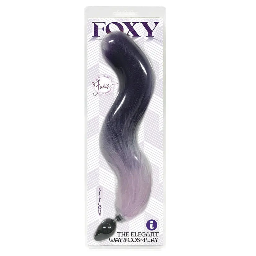 Foxy Silicone Tail Butt Plug-Purple Gradient My Store