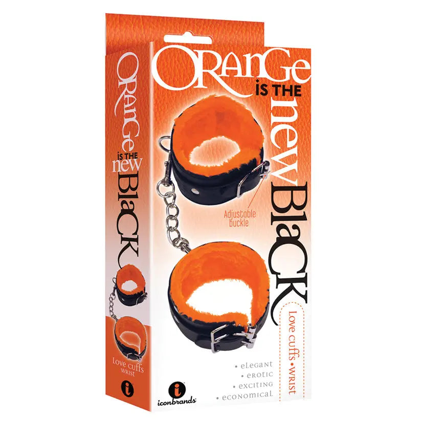The 9's Orange Is The New Black-Love Cuffs Wrist My Store