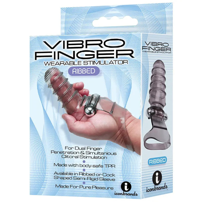 The 9's VibroFinger Massager-Grey My Store