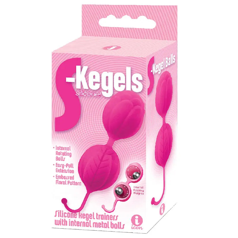 The 9's S Kegels Silicone Kegel Balls-Pink My Store