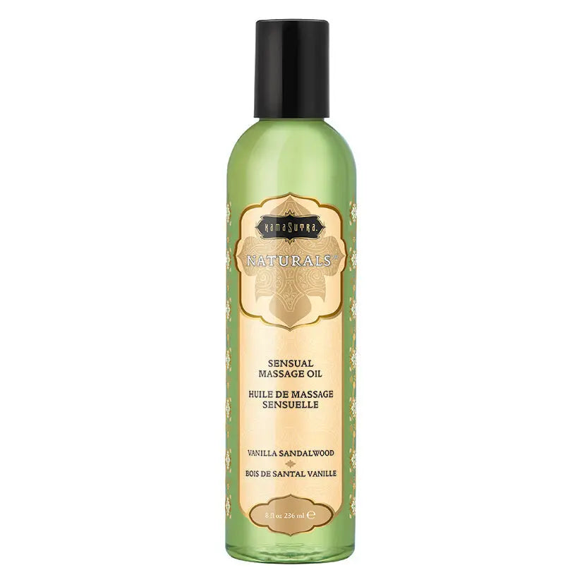Kama Sutra Naturals Massage Oil-Vanilla Sandalwood 8oz My Store