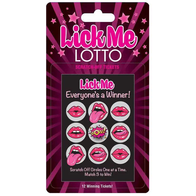 Lick Me Lotto Scratch Off Tickets 12 Pack My Store