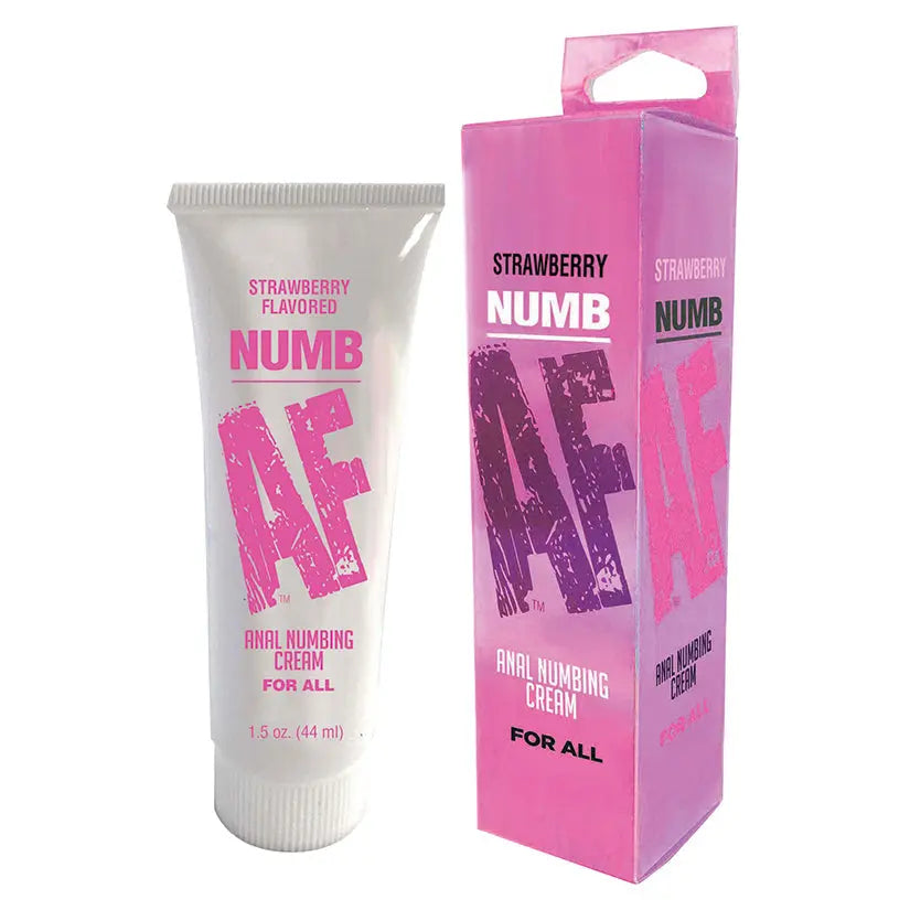Numb AF Anal Numbing Cream-Strawberry 1.5oz My Store