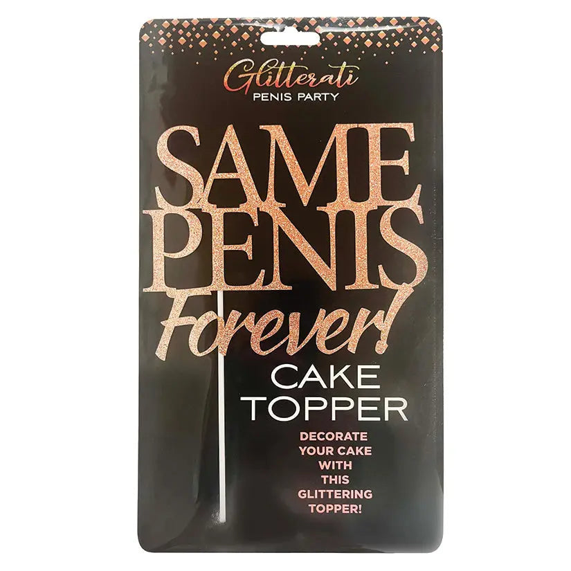 Glitterati Same Penis Cake Topper My Store