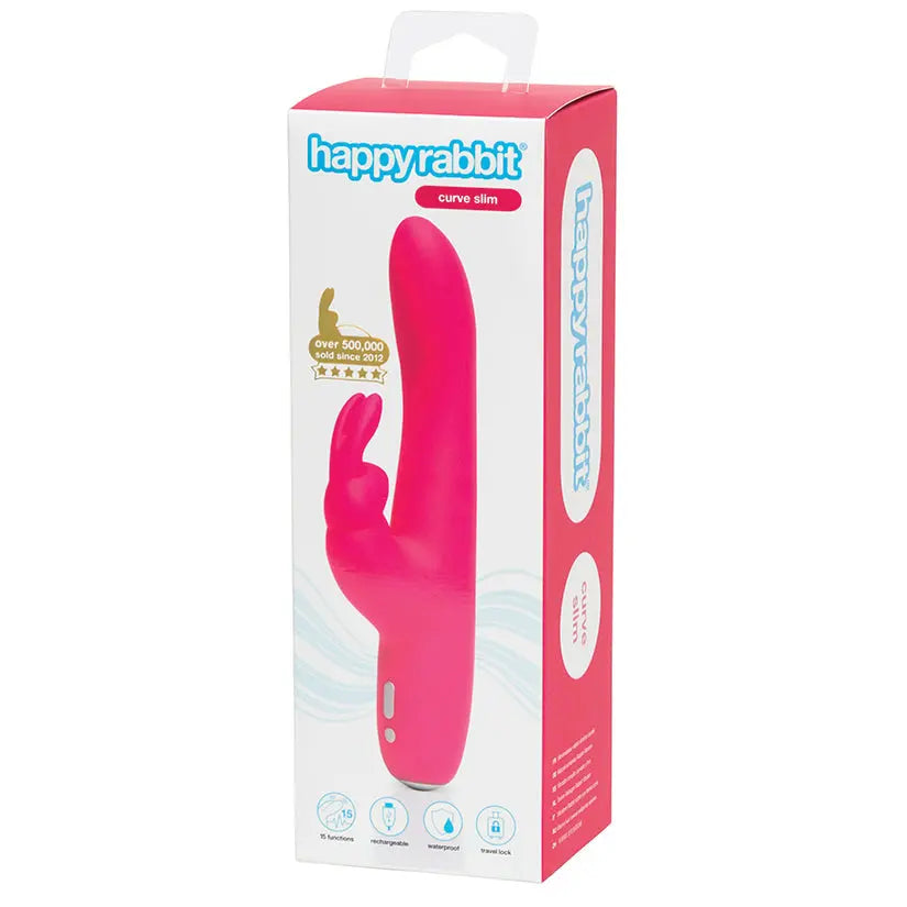 Happy Rabbit Slimline Curve Pink My Store