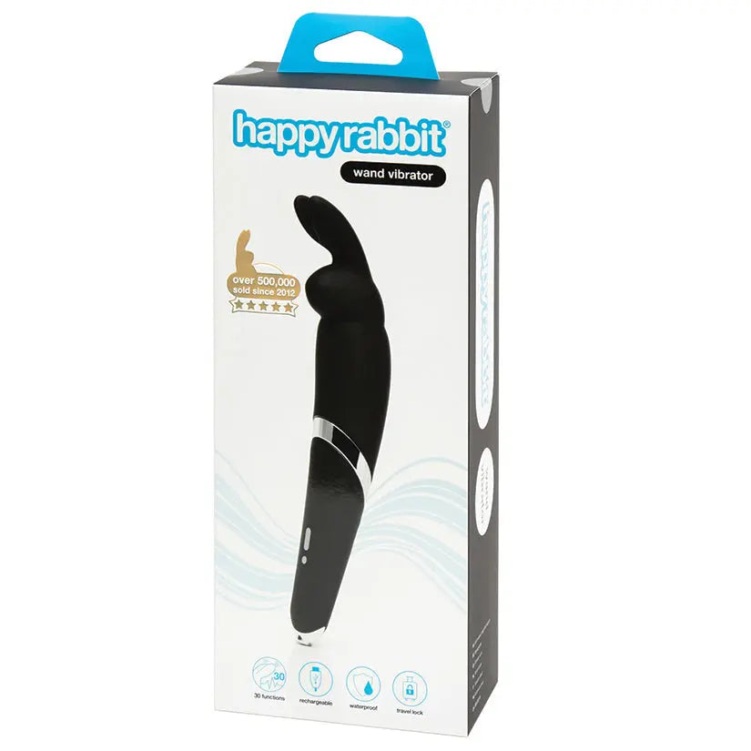 Happy Rabbit Wand Vibrator Black My Store