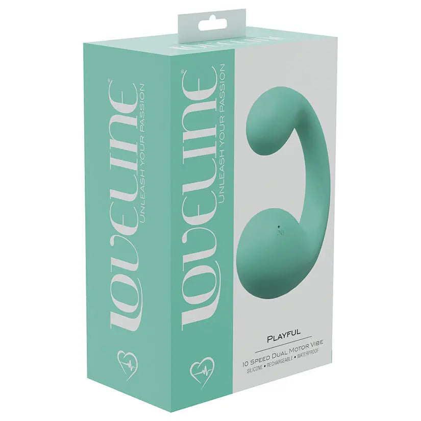 Loveline Playful 10 Speed Dual Motor Vibe-Green My Store