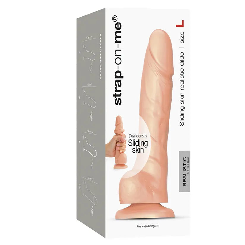 Strap On Me Sliding Skin Realistic Dildo-Vanilla L My Store