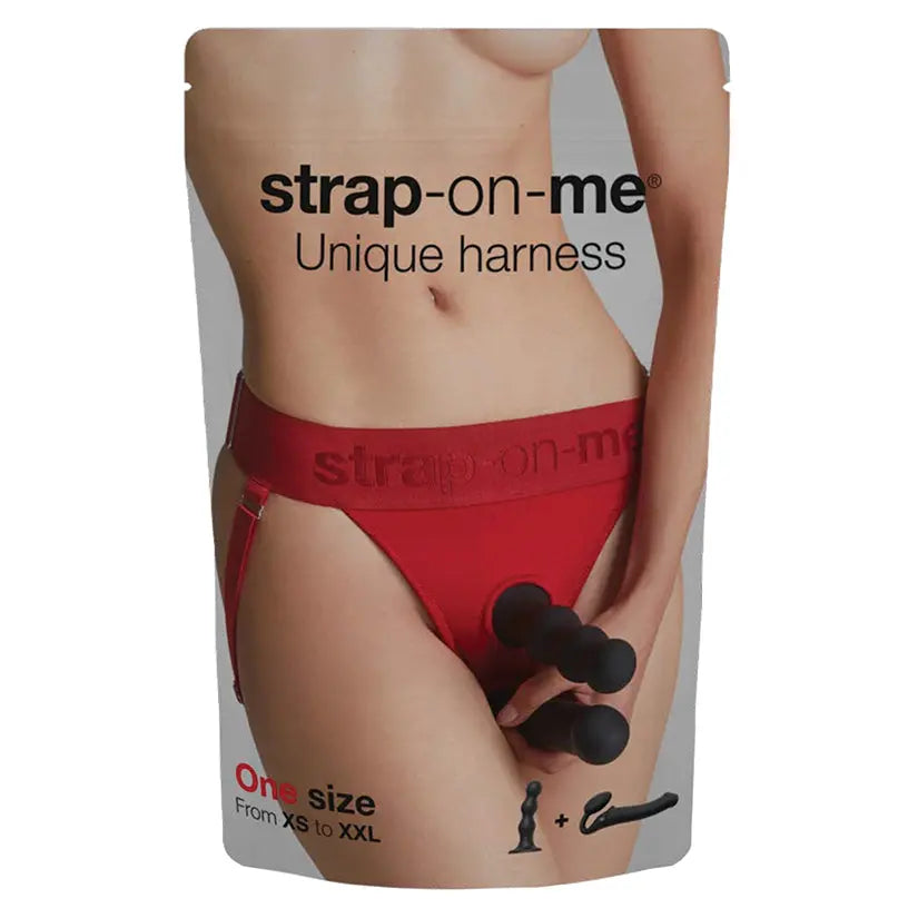 Strap On Me Harness Lingerie Unique-Red One Size My Store