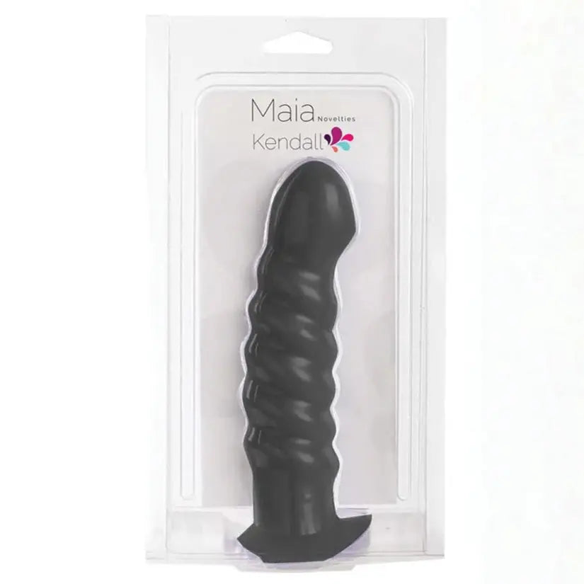 Maia Kendall Silicone Swirl Dong-Black My Store