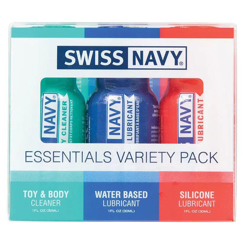 Swiss Navy Essentials Variety Pack of 3 My Store