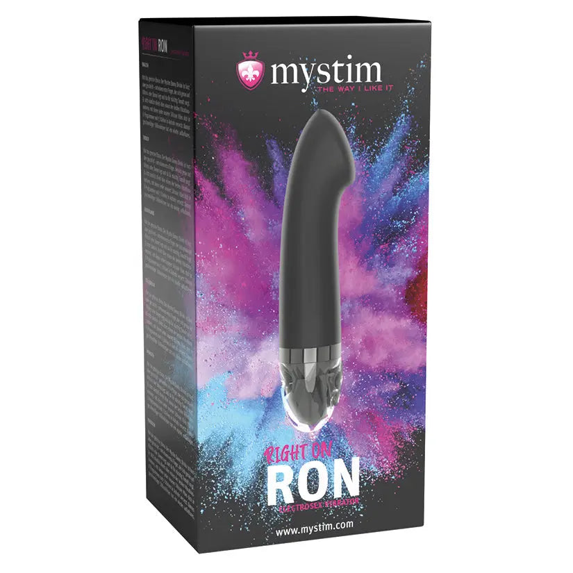 Mystim Right on Ron Estim Vibrator-Black My Store