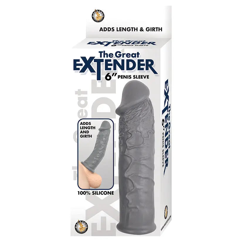 The Great Extender Penis Sleeve-Grey 6 My Store