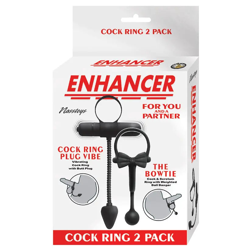 Enhancer Cockring 2 Pack-Black My Store