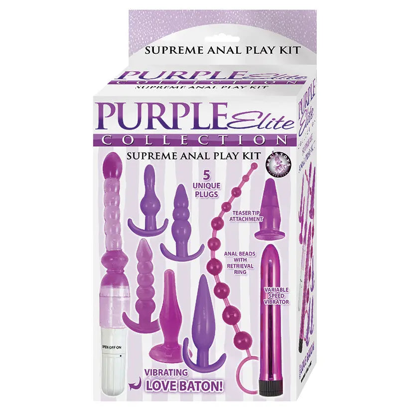 Purple Elite Collection Supreme Anal Play Kit-Purple My Store