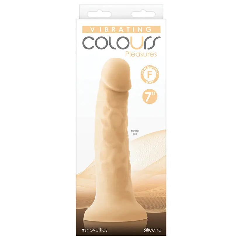 Colours Pleasures Vibrating Dong-White 7 My Store