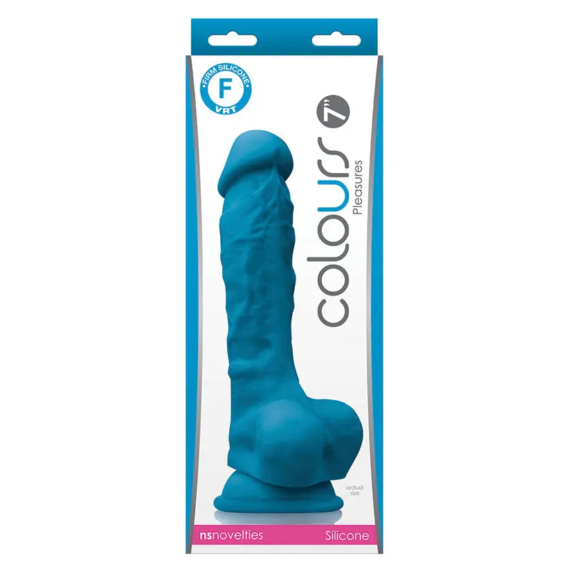 Colours Pleasures Dildo-Blue 7 My Store
