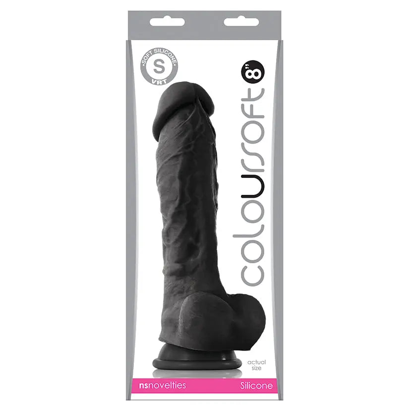 Coloursoft Dildo-Black 8 My Store