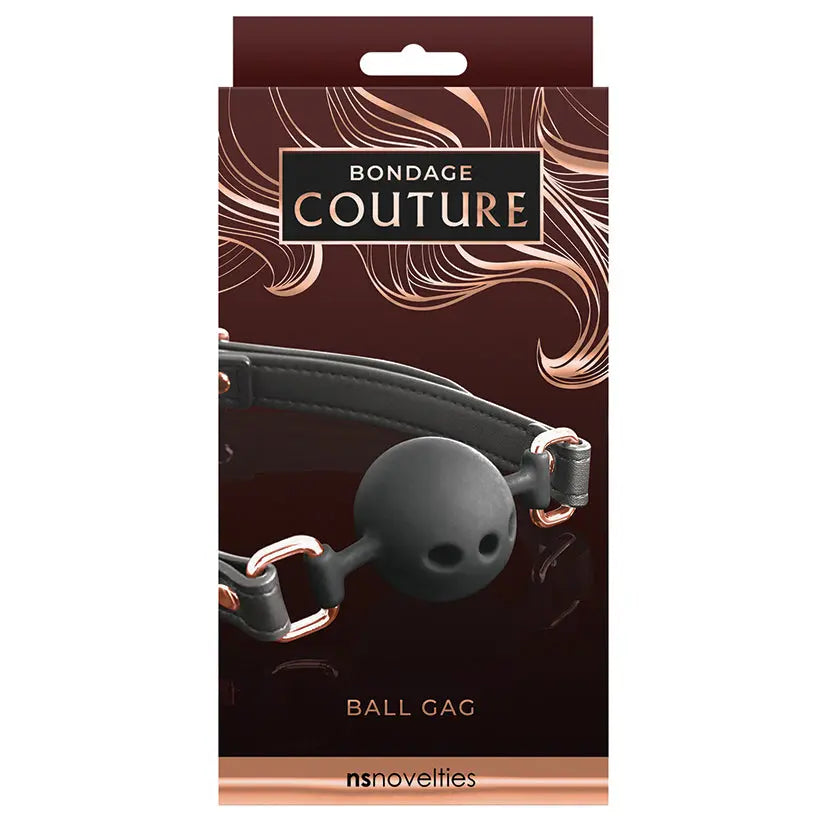 Bondage Couture Ball Gag-Black My Store