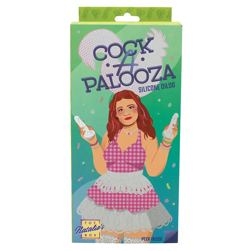 Natalie's Toy Box Cock A Palooza Confetti Silicone Suction Dildo My Store