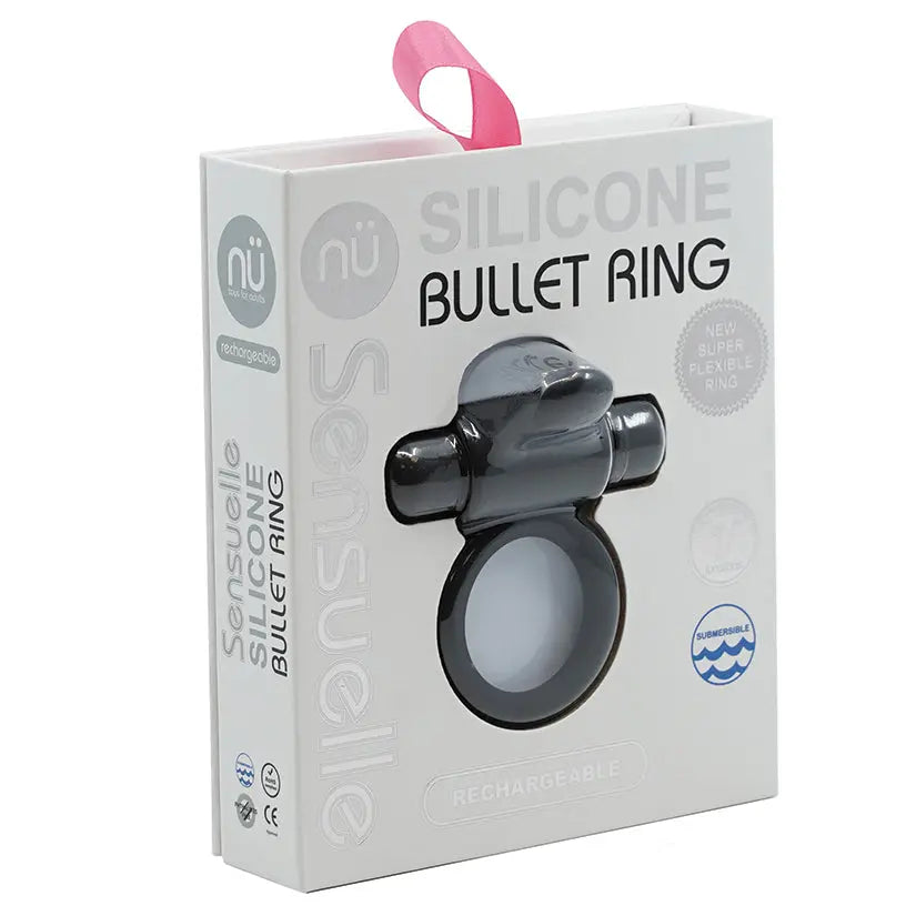 Sensuelle Silicone Ring-Black My Store