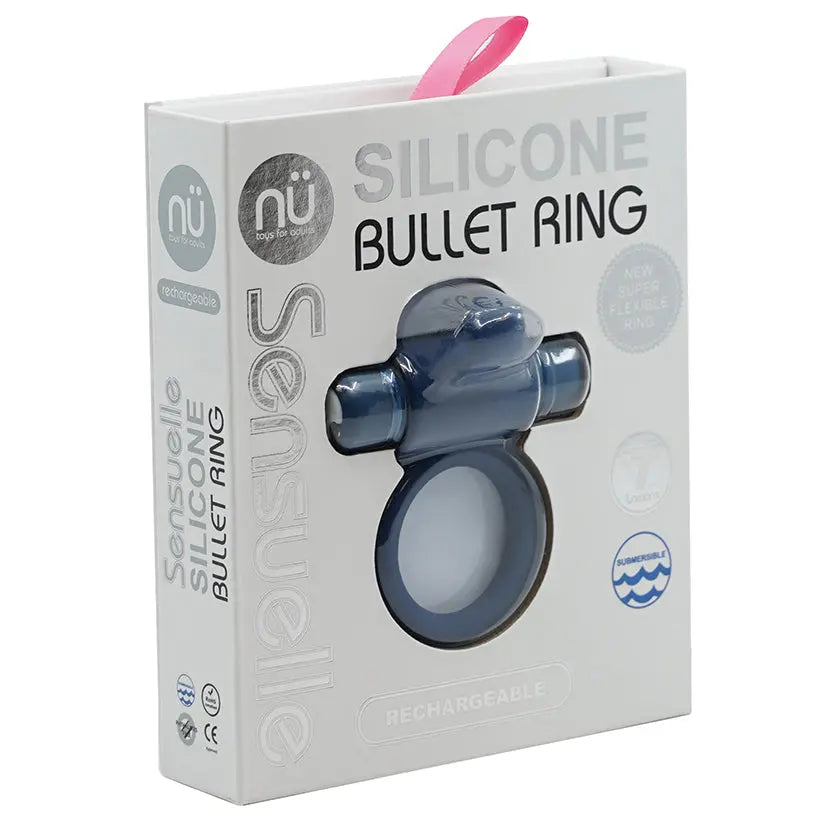 Sensuelle Silicone Ring-Navy My Store