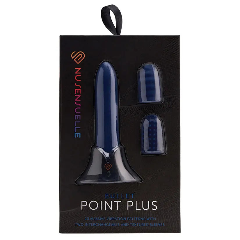 Sensuelle Point Plus 20 Function Bullet & Sleeves-Navy Blue My Store
