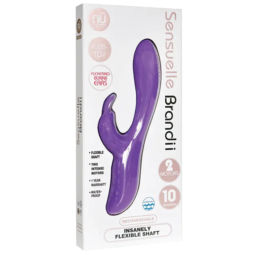 Sensuelle Brandii 10 Function Double Motor Vibe-Purple My Store