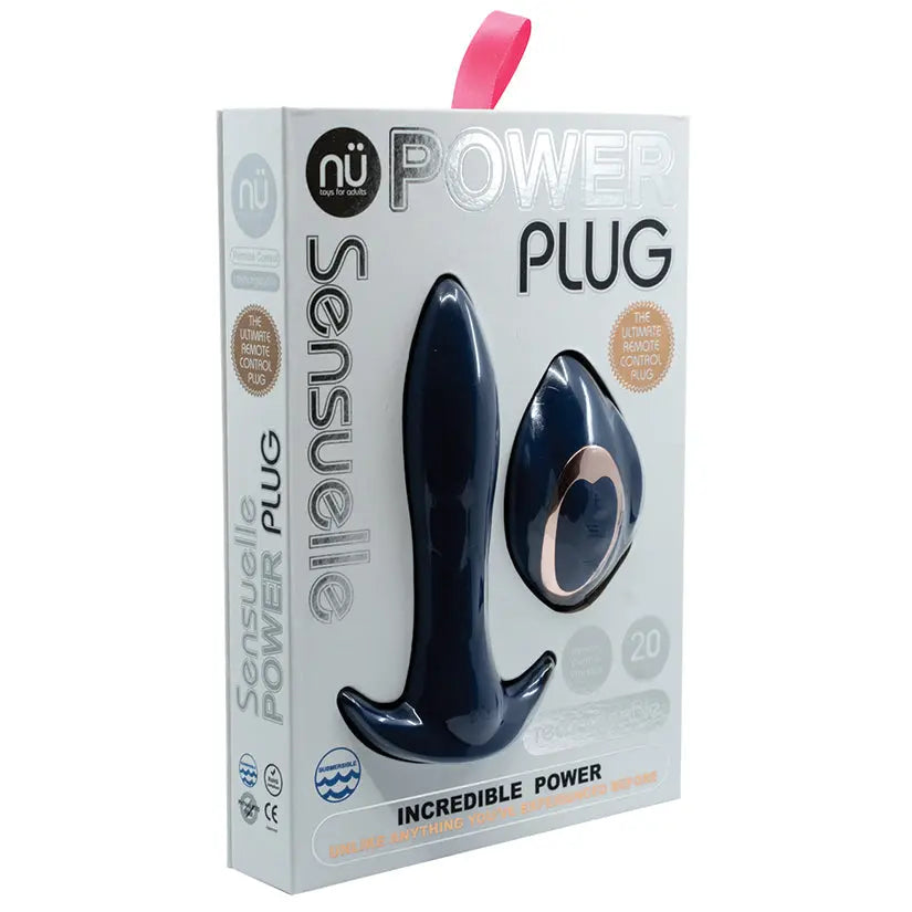 Sensuelle Power Plug with Remote Control-Navy My Store