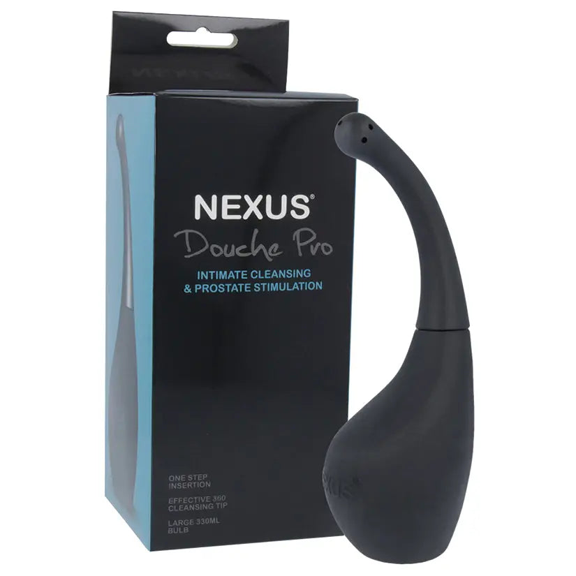 Nexus Anal Douche with Prostate Nozzle-Black My Store