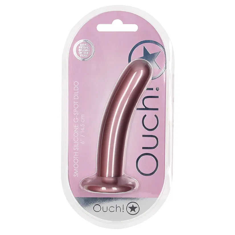 Ouch! Smooth G-Spot Dildo-Rose Gold 6 My Store