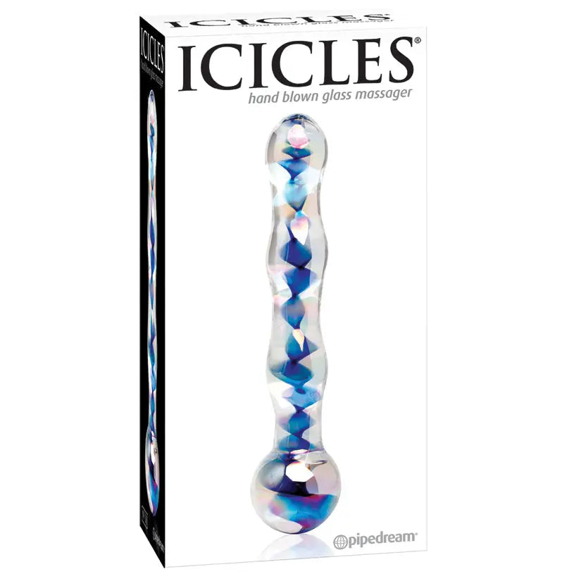 Icicles No.8-Blue Swirl 7 My Store