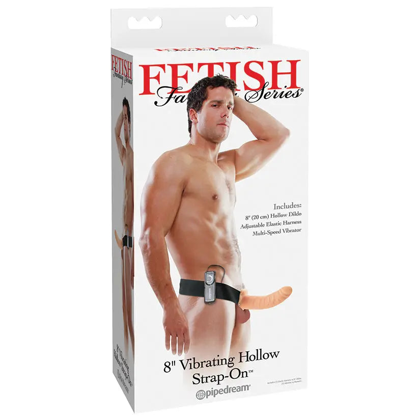 Fetish Fantasy Vibrating Hollow Strap-On Flesh My Store