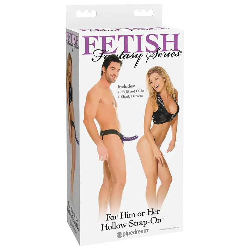 Fetish Fantasy For Him Or Her-Hollow Strap-On Purple 6 My Store