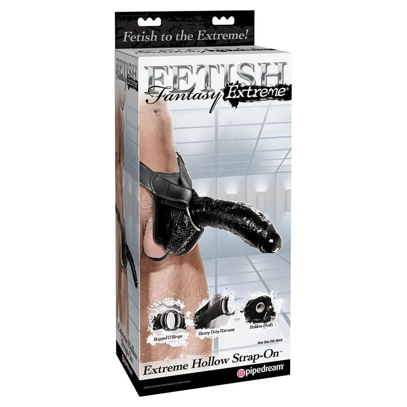 Fetish Fantasy Extreme Hollow Strap-On Black 10 My Store