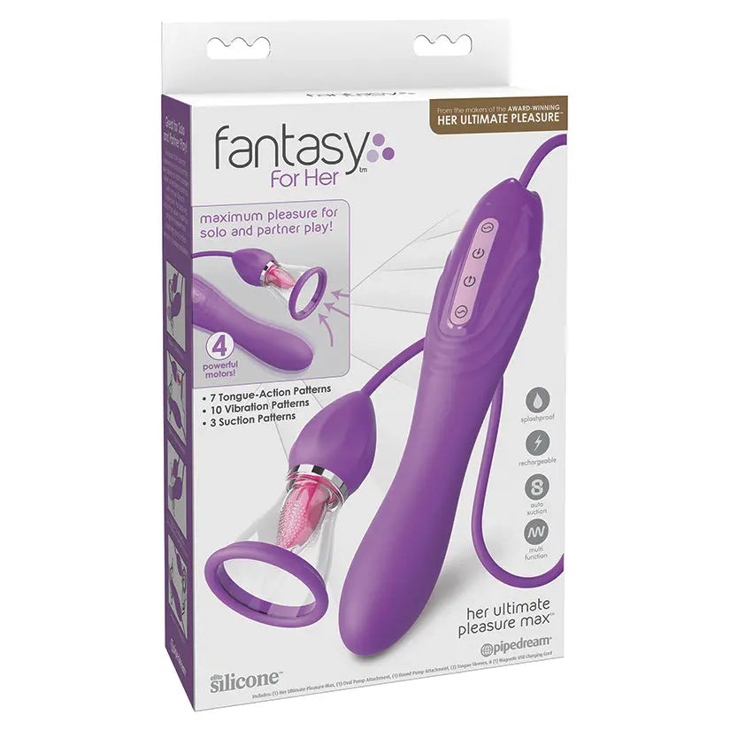 Fantasy For Her Her Ultimate Pleasure Max-Purple My Store