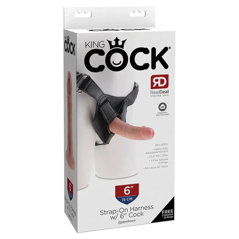 King Cock Strap-on Harness With Cock-Light 6 My Store