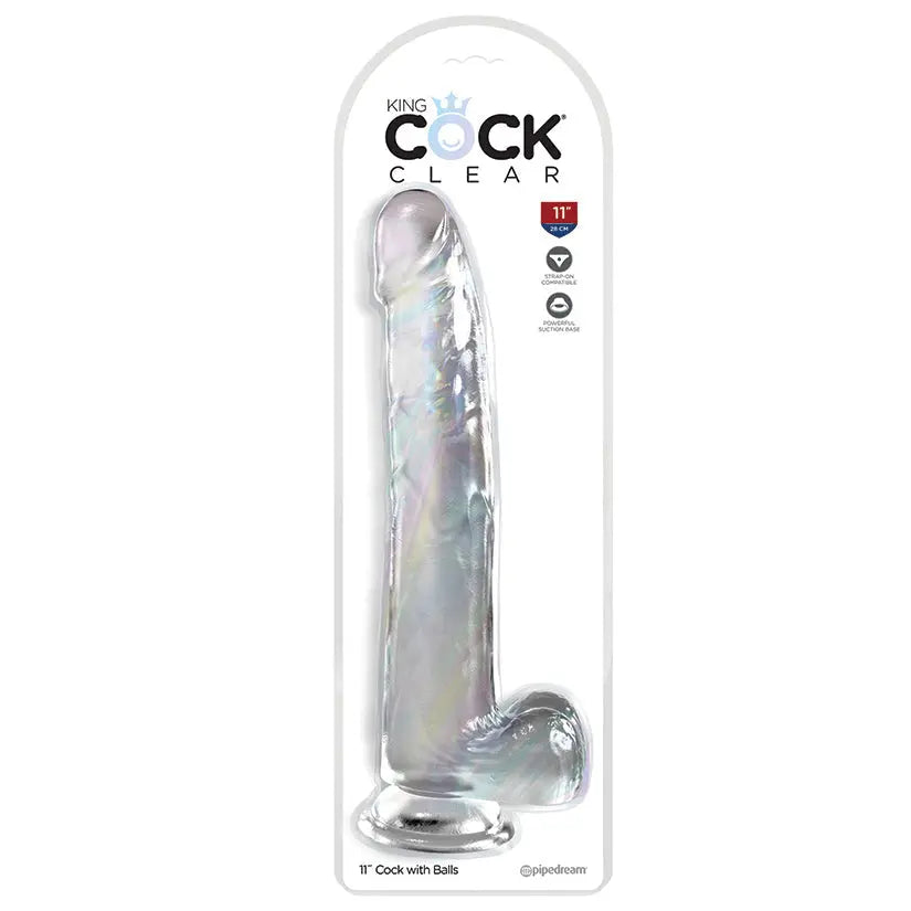 King Cock Clear with Balls-Clear 11 My Store