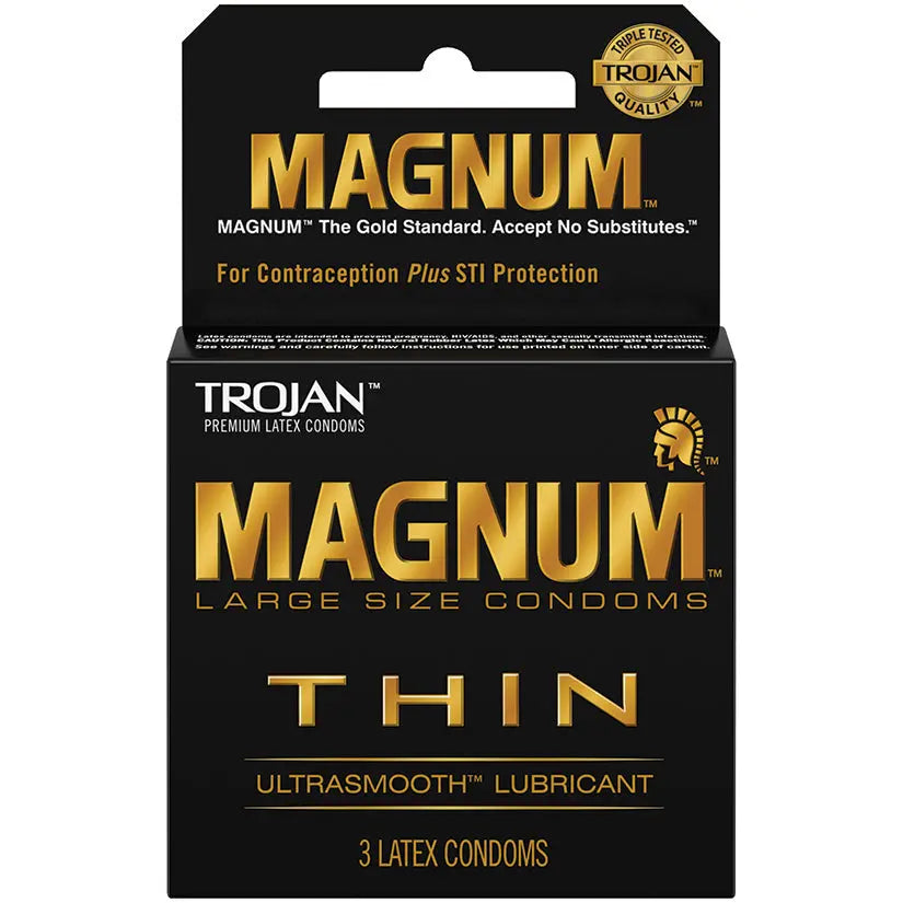 Trojan Magnum Thin Condoms (3 Pack) My Store