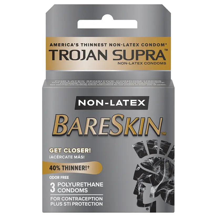 Trojan Supra Non-Latex Condoms (3 Pack) My Store