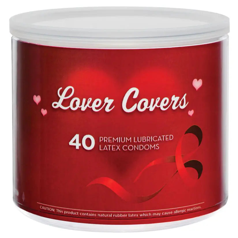 Lover Covers Condoms Jar of 40 My Store
