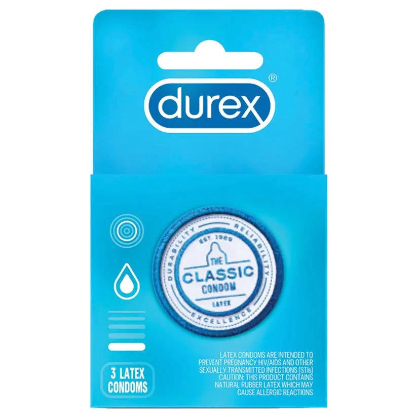 Durex Classic Condoms (3 Pack) My Store