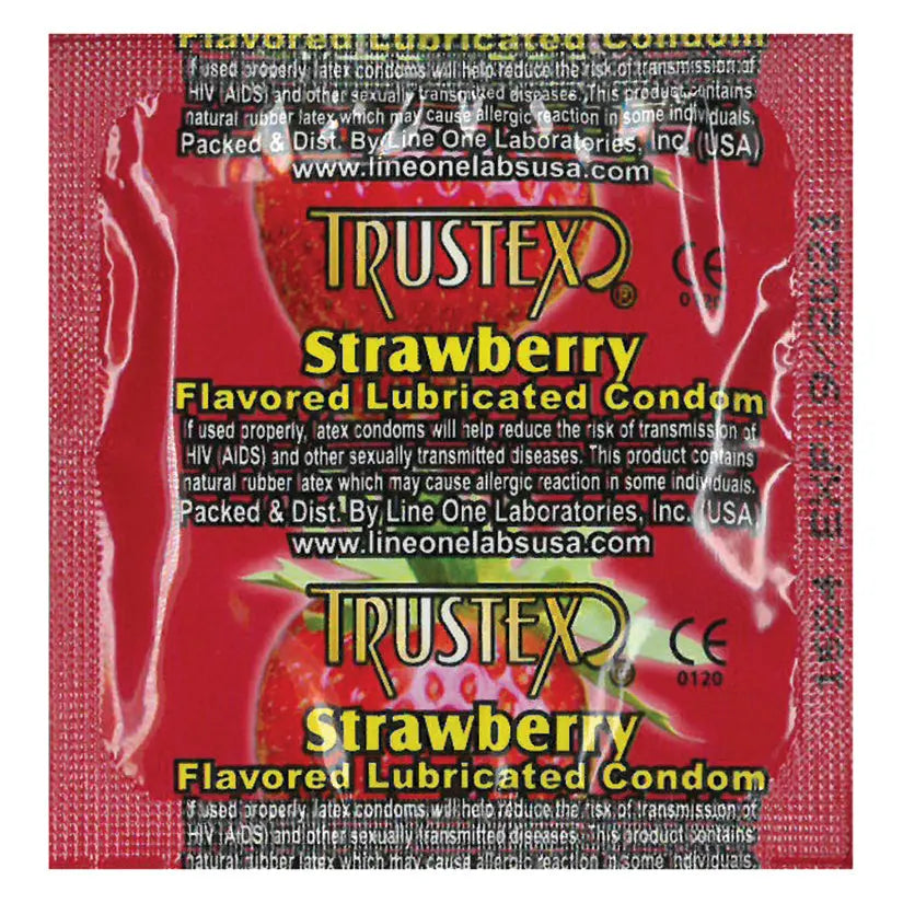 Trustex Flavored Condom-Strawberry 1000 Piece Box My Store