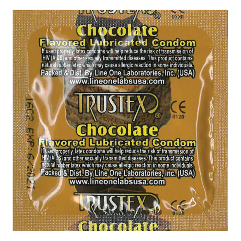 Trustex Flavored Condom-Chocolate 1000 Piece Box My Store
