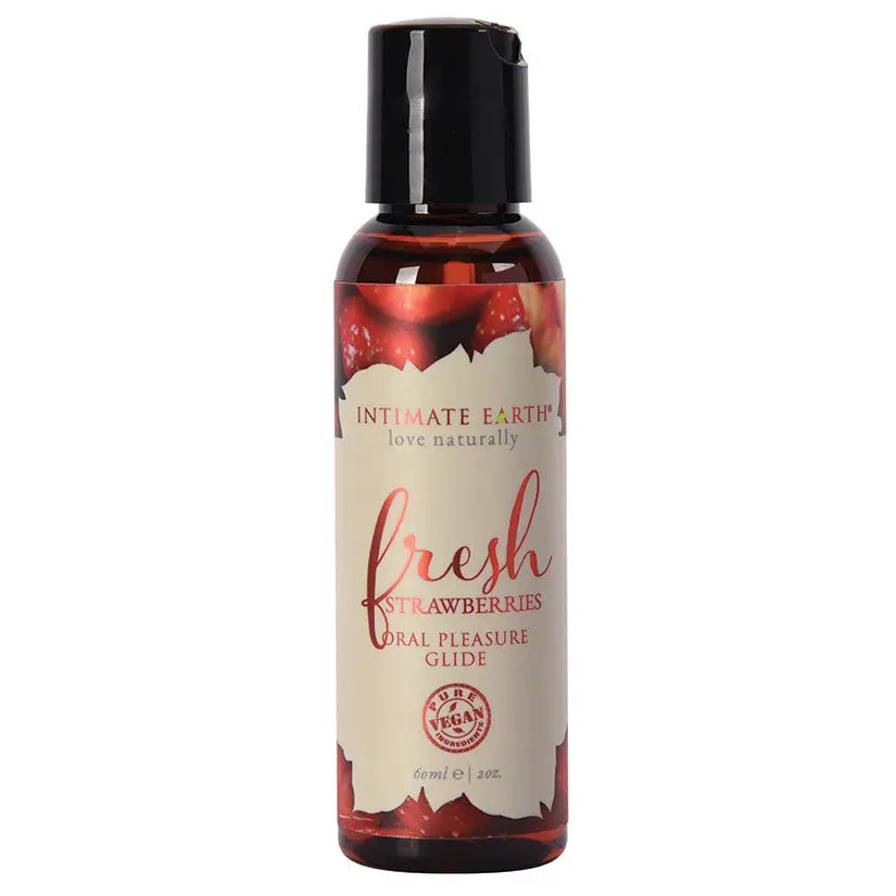 Intimate Earth Oral Pleasure Glide-Fresh Strawberries 2oz My Store