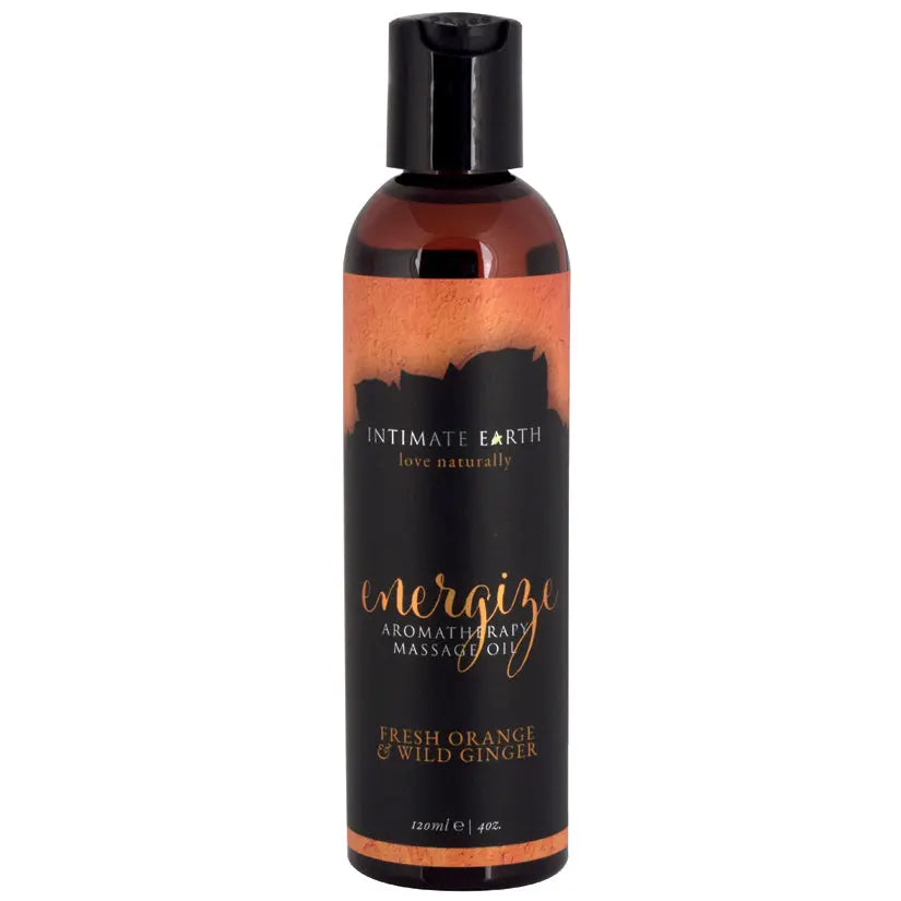 Intimate Earth Aromatherapy Oil Energize Orange Ginger 4oz My Store