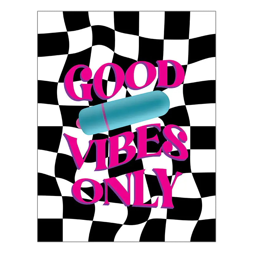 Naughty Vibes Greeting Card-Good Vibes Only My Store