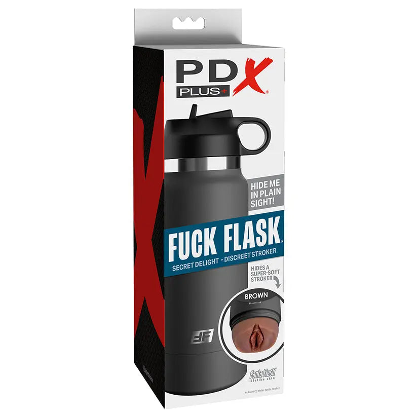 PDX Plus Fuck Flask Secret Delight-Brown My Store