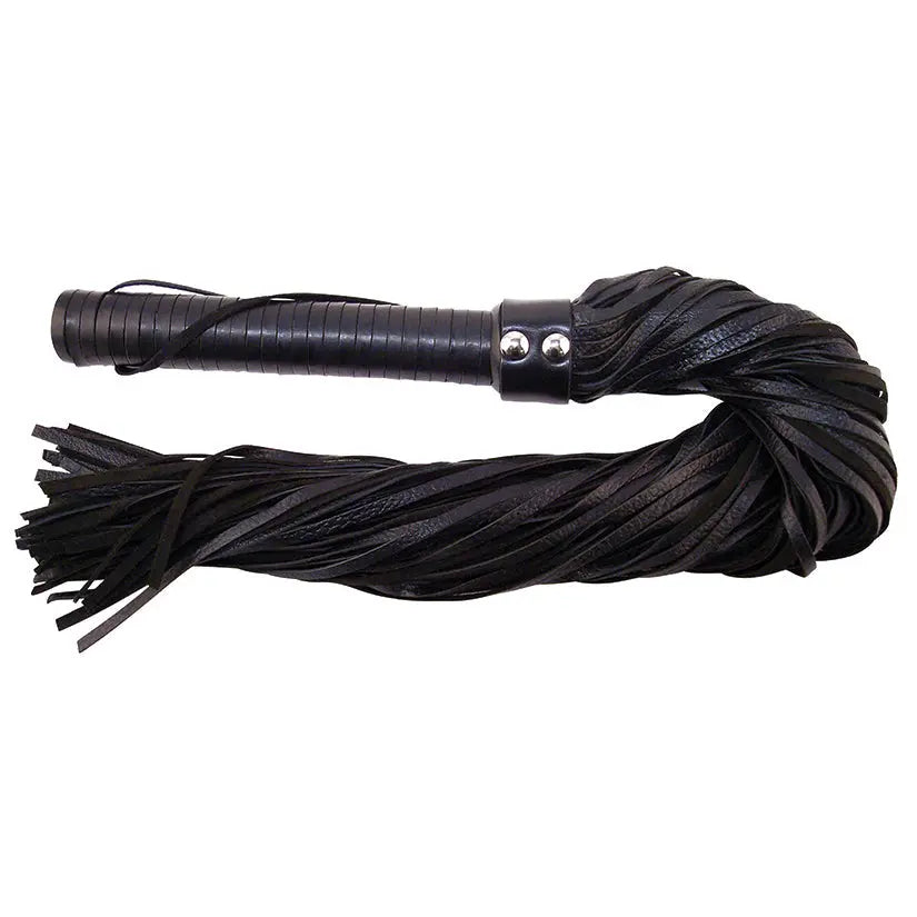 Rouge Group Long Leather Flogger-Black My Store