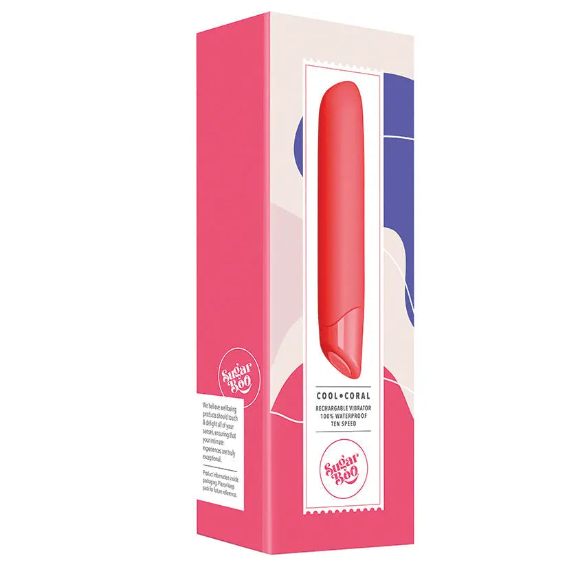 SugarBoo Rechargeable Vibrator-Cool Coral My Store